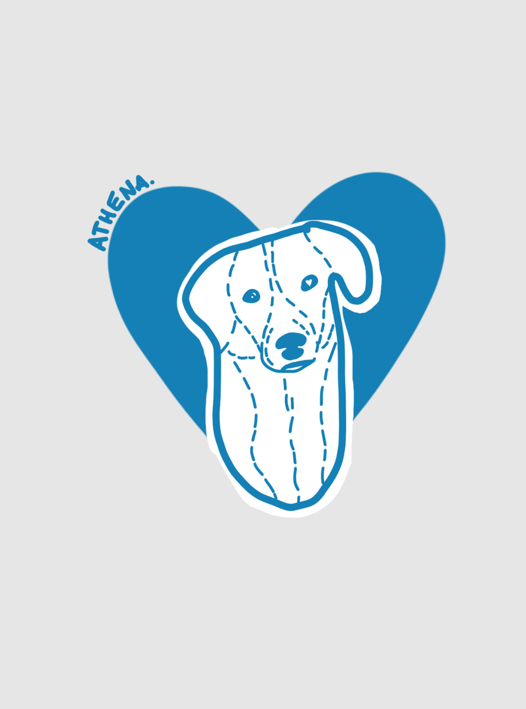 Sketchysticker - dein Haustier als digitaler Oldschool-Sticker.